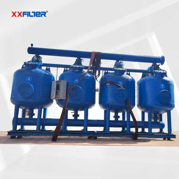 60噸4罐并聯砂質過濾器
