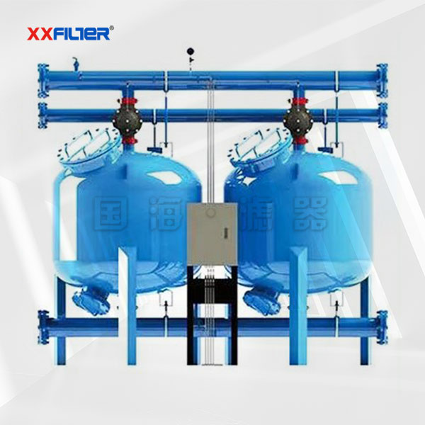 循環水碳鋼防腐淺層砂過濾器