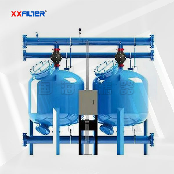 兩罐并聯反沖洗淺層砂過濾器