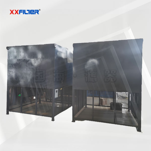 800m3/min風量二氧化碳增壓機房自潔式空氣過濾器
