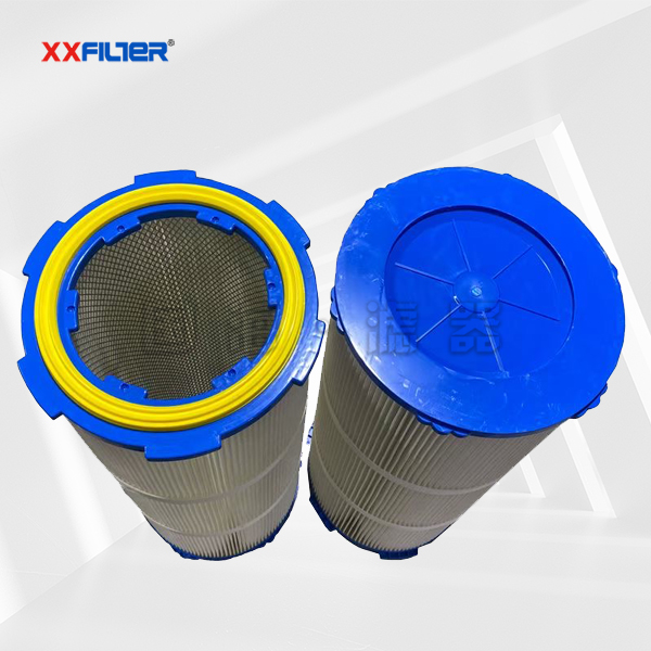 阻燃聚酯纖維除塵濾筒
