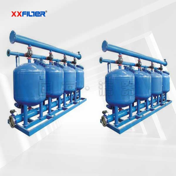 五罐并聯淺層砂過濾器