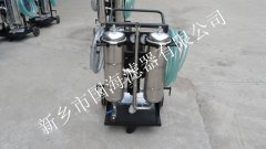 LYC-B系列全不銹鋼高精度液壓油濾油機——三一重工檢驗產品